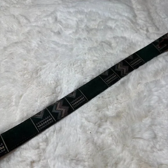 Lucchese Western Cowgirl Southwestern Buckle Belt Vintage Leather Size 36 BLAA37 - Picture 8 of 11